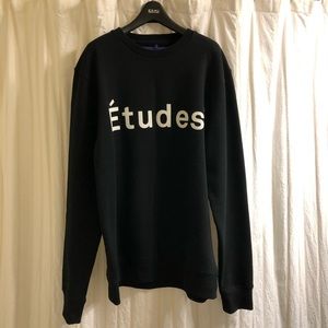 ETUDES STUDIO Mens Black Sweatshirt